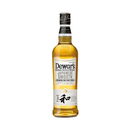 DEWARS Japanese smooth Whisky blended escocés 8 años botella 70 cl.