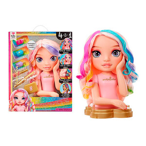 Imagen de Playset Bella Parker cabeza estilista, +3 años, RAINBOW HIGH.