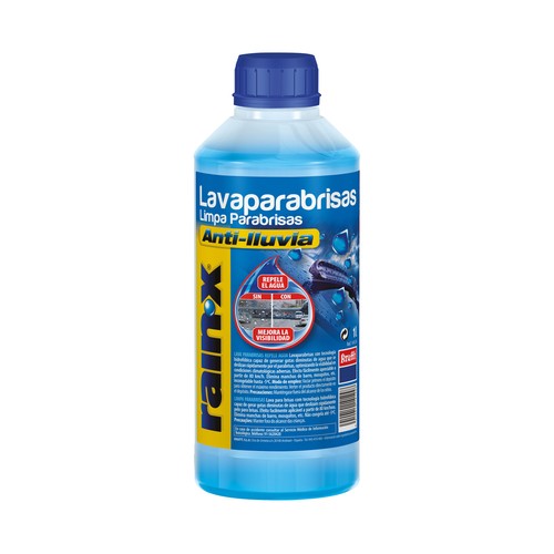 1 litro de líquido limpiaparabrisas con efecto anti-lluvia KRAFFT.