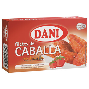 Imagen de DANI Filete de caballa en tomate 115 g.