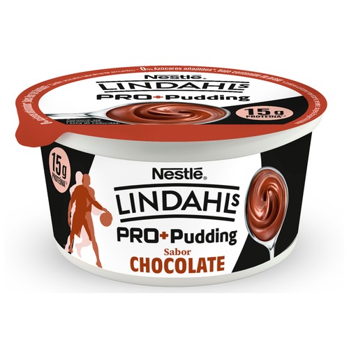 Pudding de chocolate con alto contenido en proteínas (15 g) LINDAHLS de Nestlé 150 g.