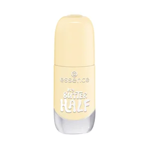ESSENCE tono 40 My butter half amarillo pastel claro Esmalte de uñas en gel de larga duración.