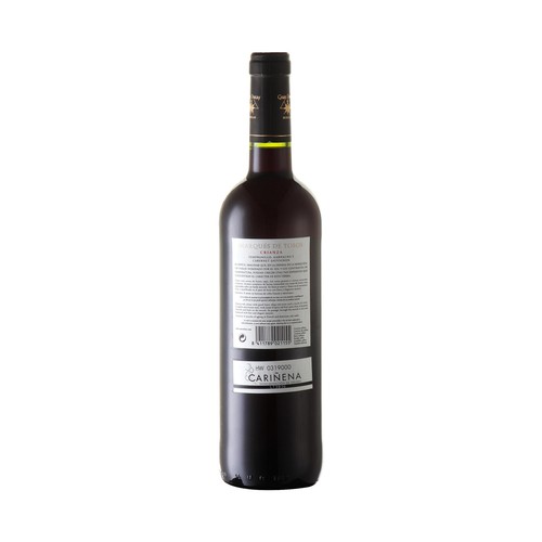 MARQUÉS DE TOSOS  Vino tinto crianza con D.O. Cariñena MARQUÉS DE TOSOS botella de 75 cl.