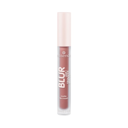 ESSENCE Blur soufflé tono 02 Spice filter nude cálido Crema labial mate, acabado suave y difuminado.