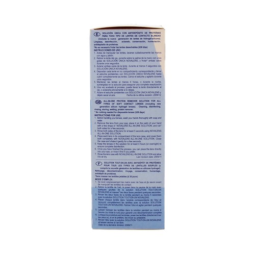 NOVALENS Solución única para todo tipo de lentes de contacto blandas NOVALENS 500 ml.
