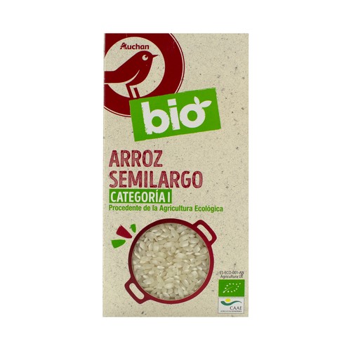 ALCAMPO ECOLÓGICO Arroz semilargo ALCAMPO ECOLÓGICO 500 g.