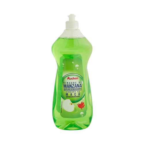 Lavavajillas concentrado desengrasante, con vinagre de manzana PRODUCTO ALCAMPO 750 ml.
