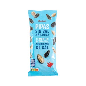 PRODUCTO ALCAMPO Pipas de girasol tostadas sin sal añadida 200 g.