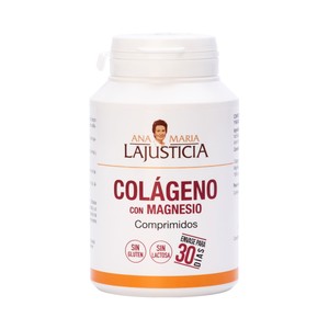ANA MARIA LAJUSTICIA® Complemento alimenticio a base de colágeno con magnesio 180 comprimidos.