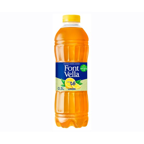 FONT VELLA Agua mineral te limón 0,5 l.