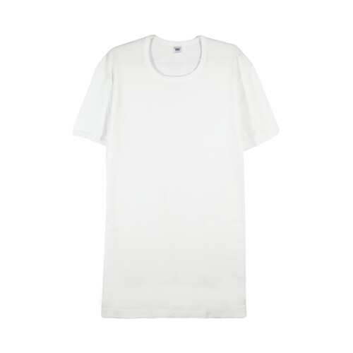 Camiseta interior de manga corta para hombre ABANDERADO 306, color blanco, talla S.