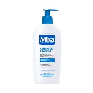 MIXA Ceramida protect Loción corporal hidratante para pieles secas 400 ml.