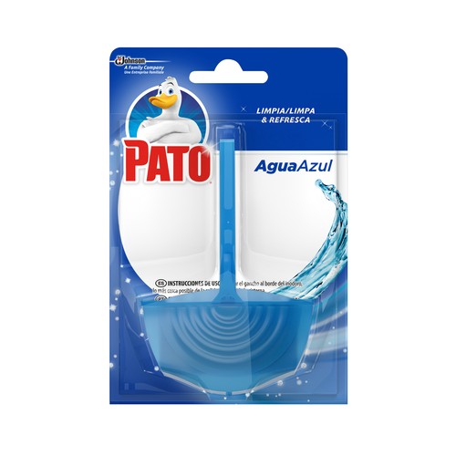 Colgador de WC antical PATO WC Agua Azul 1 ud. 40 g