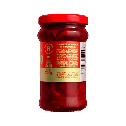 NATURALE Pimiento piquillo primera en tiras 225g