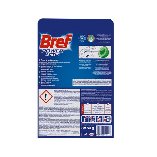 BREF Colgador WC Power Activ Pine Forest BREF pack 3 uds. de 50 g,