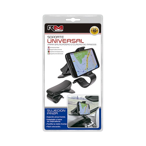 Soporte smartphone ROLMOVIL con brazo articulado para salpicadero o cuadro de mandos.