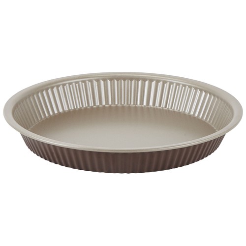 Molde redondo para tartas fabricado en acero, 28cm., ACTUEL.