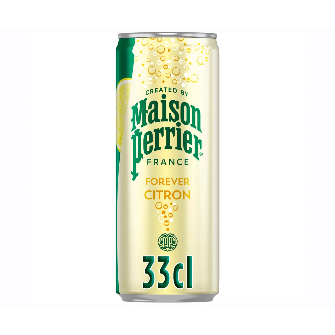 Forever Agua con gas y sabor a limón lata 33 cl.