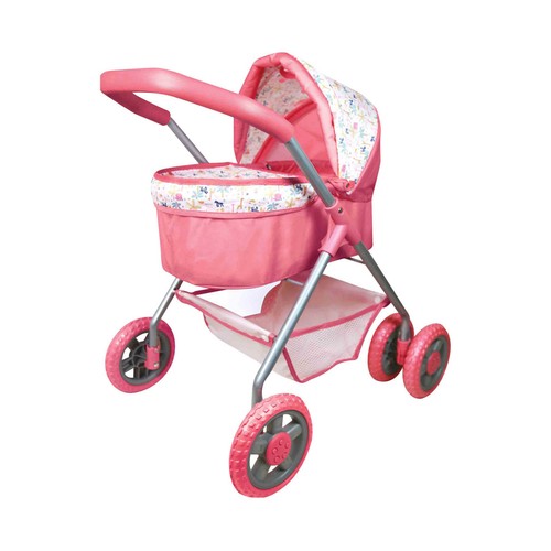 Carrito de muñecas 55x55x40cm, ONE TWO FUN