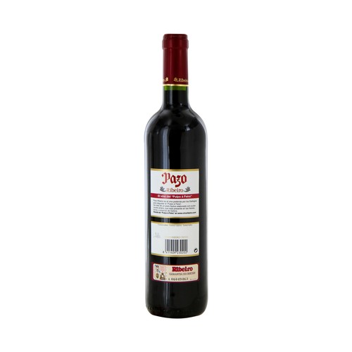 PAZO Vino tinto con D.O. Ribeiro botella de 75 cl.