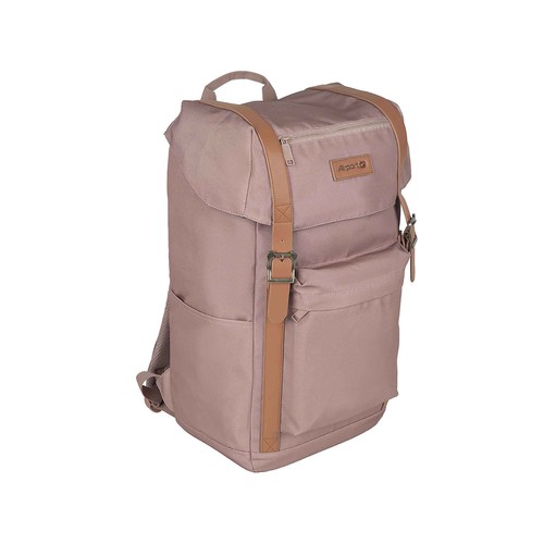 Mochila de viaje Sidney L, color marrón claro 30L, AIRPORT ALCAMPO.