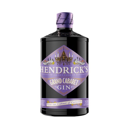 HENDRICKS Gran cabaret Ginebra destilada y embotellada en Escocia botella 70 cl.