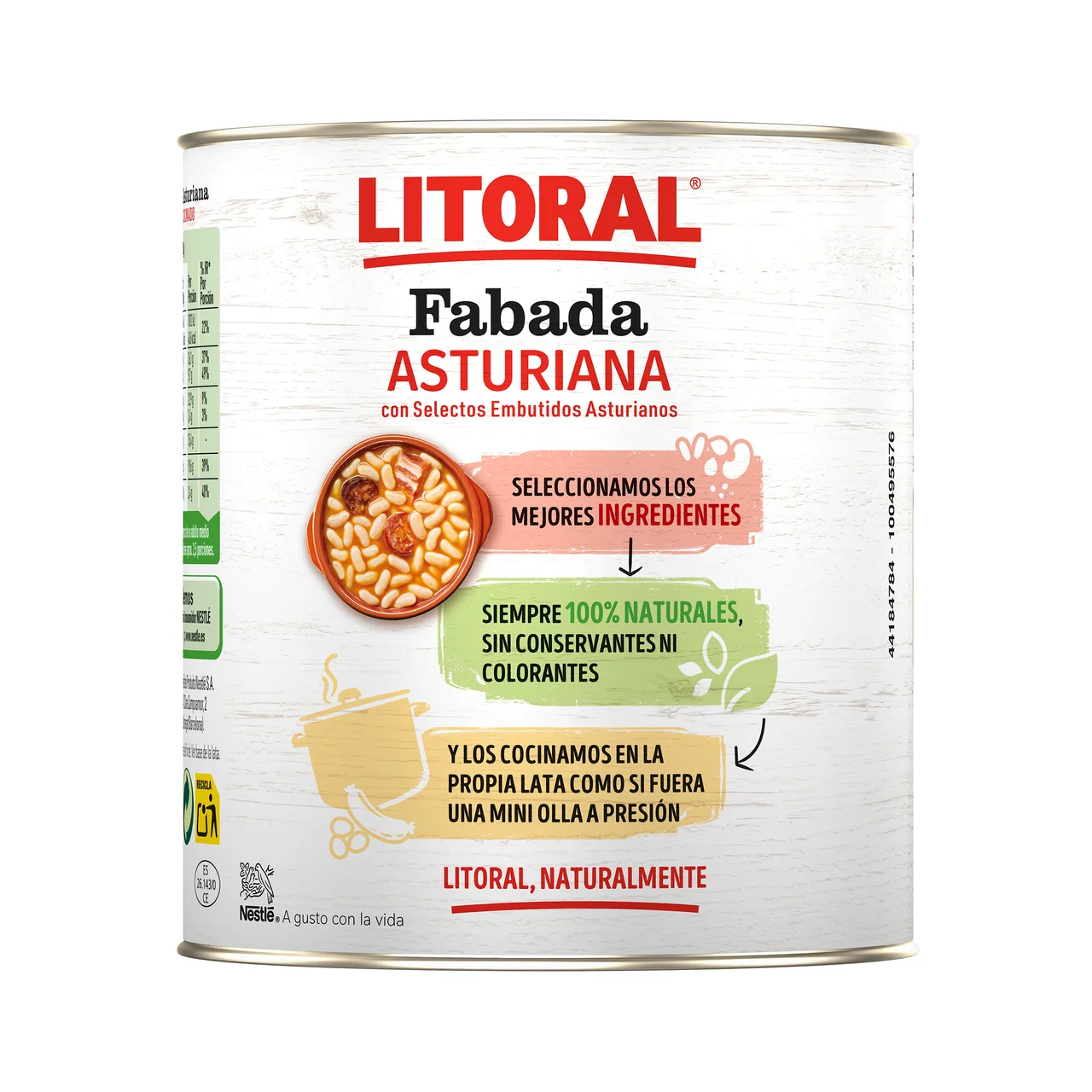 Fabada Asturiana con selectos embutidos asturianos lata de 850 g