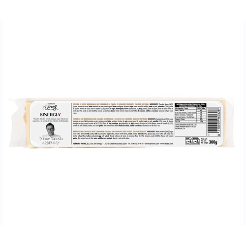 VICENS Turrón leche merengada Quique Dacosta 300 g.