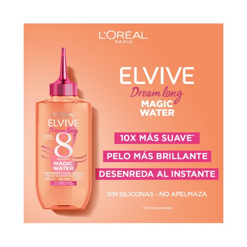 L´ORÉAL PARIS Tratamiento capilar en 8 segundos para cabellos largos y dañado L´ORÉAL PARIS Elvive dream long magic water 200 ml.