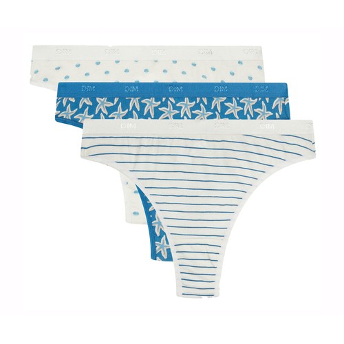 Pack 3 bragas tanga DIM, talla 36/38