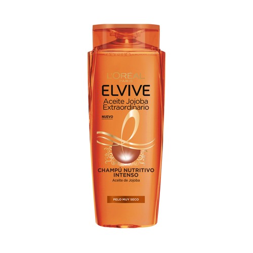 ELVIVE Champú nutrición intensa para cabellos muy secos ELVIVE Aceite extraordinario 700 ml.