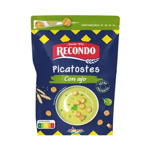 RECONDO Picatostes con ajo, extra crujientes 80 g.