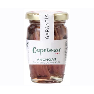 Imagen de CAPRIMAR Anchoas en aceite de girasol 38 g.