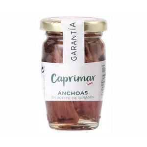 CAPRIMAR Anchoas en aceite de girasol 38 g.