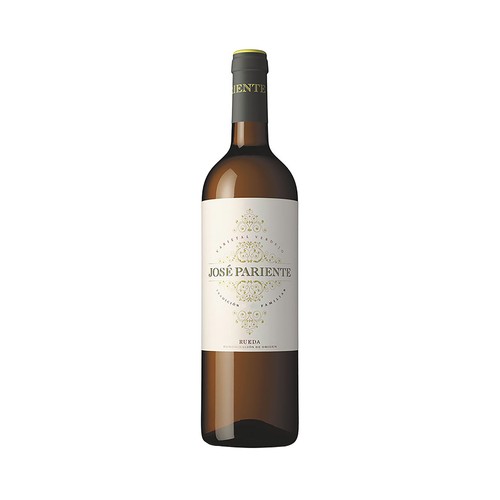 Vino blanco verdejo con denominación de origen Rueda JOSÉ PARIENTE botella de 75 cl.