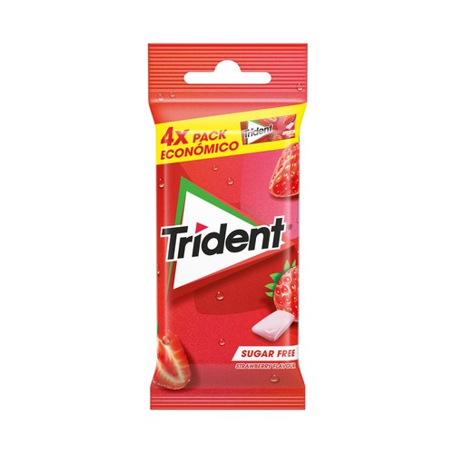 TRIDENT Chicles fresa 56 g.