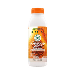 Imagen de FRUCTIS Acondicionador reparador con papaya, para cabellos dañados FRUCTIS Hair food de Garnier 350 ml.