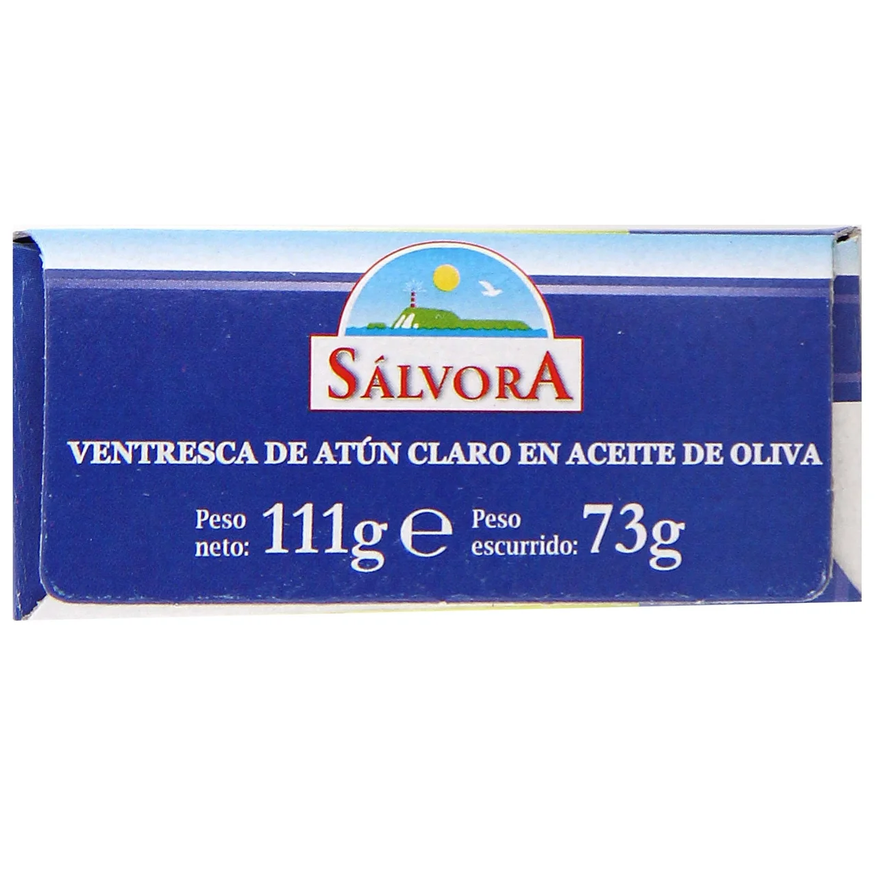 Ventresca de atún claro en aceite de oliva lata de 73 g.