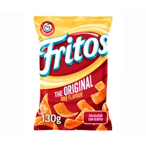 MATUTANO FRITOS Snack de maíz con sabor a barbacoa bolsa de 130 g.
