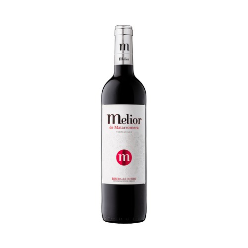 Vino tinto roble con denominación de origen Ribera del Duero MELIOR de Matarromera botella de 75 cl.