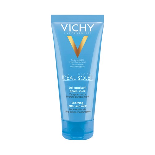 VICHY Capital idéal soleil After sun calmante e hidratante de larga duración, para cara y cuerpo 300 ml.