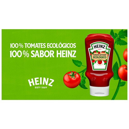 HEINZ Kétchup ecológico HEINZ 580 g.