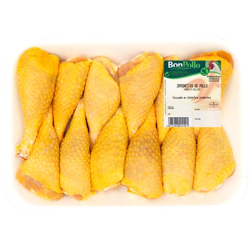 BONPOLLO Jamoncitos con piel de pollo amarillo gallego Bandeja