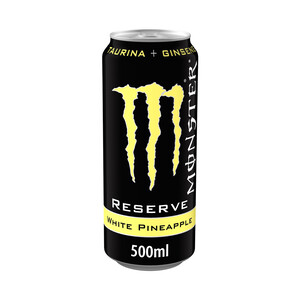 Imagen de MONSTER Reserve White Pineapple Bebida energética de piña lata de 500 ml.