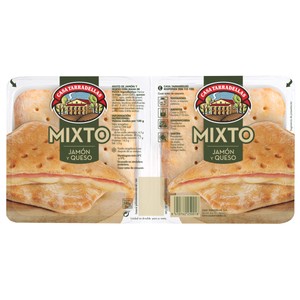 Imagen de CASA TARRADELLAS Sandwich mixto (jamón y queso) 240 g.