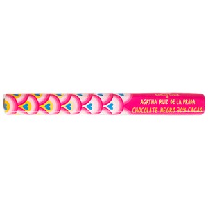 Chocolatina de chocolate negro 70 % 30 g.