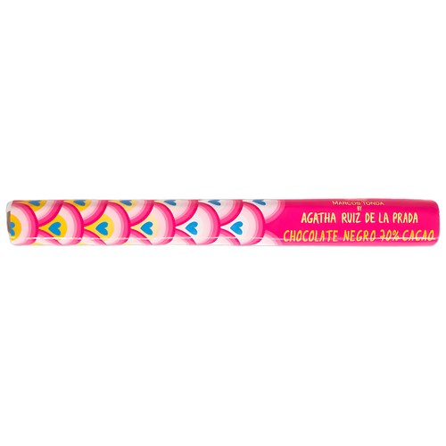 AGATHA RUIZ DE LA PRADA Chocolatina de chocolate negro 70 % 30 g.