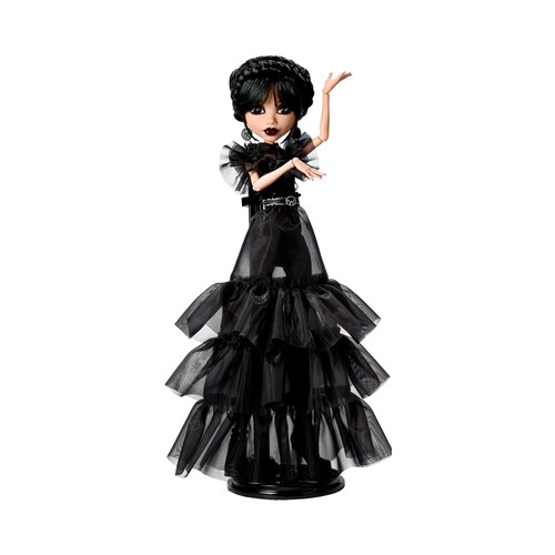 Monster High Muñeca Coleccionable Miércoles Addams Rave´N de Monster High +6 Años MATTEL