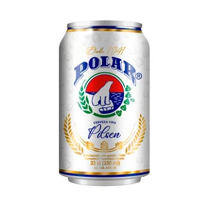 POLAR Cerveza pilsen lata 33 cl.