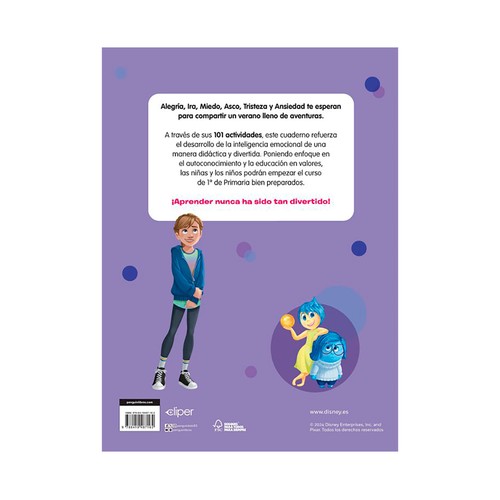Inside out 2. Cuaderno de vacaciones (5-6 años), cuaderno de actividades. CLIPER